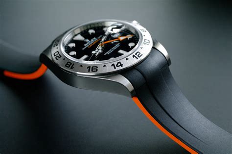 cinturini rolex rubber b|rolex explorer ii rubber band.